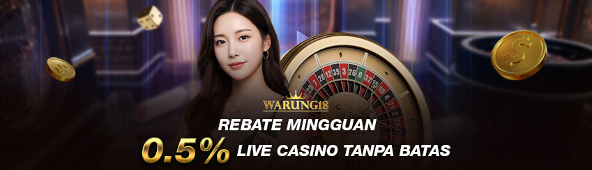 KOMISI ROLLINGAN CASINO 0.5% 